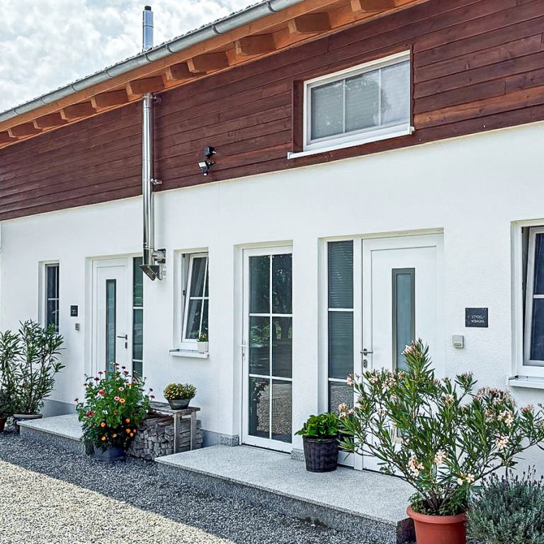 Hausansicht der Stadelwohnung